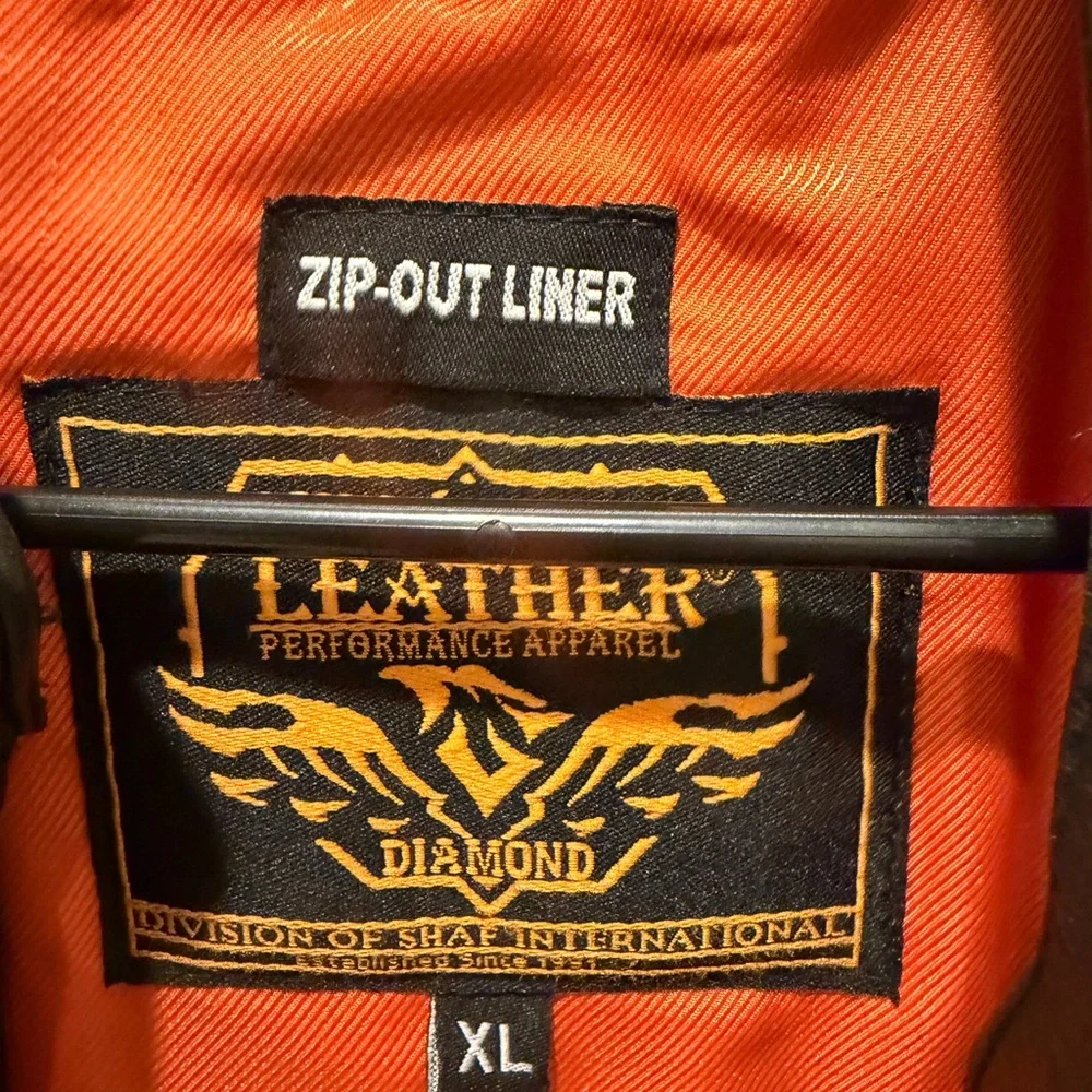 Milwaukee Leather Motorcycle Jacket great condition xl - Picture 6 of 8